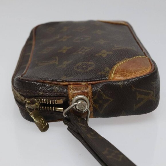LOUIS VUITTON Monogram Marly Dragonne PM Clutch Bag M51827 LV Auth hk2007 - Picture 5 of 15
